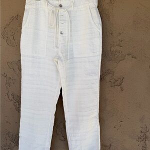 Men's White Casual Pants